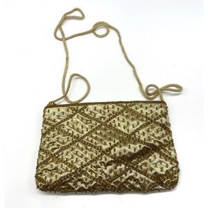 Vintage Valerir Stevens Handbag Evening Bag Designer Handmade Beaded Y2K